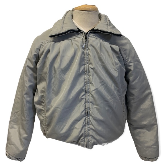 Gerry Other - Gerry 80s Vintage Silver Gray Cropped Down Puffer Ski Jacket Coat Mens Size M